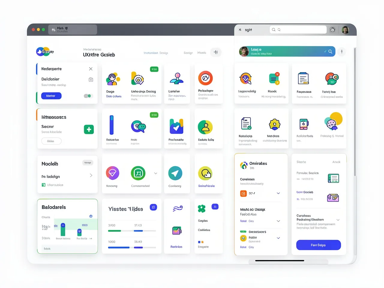 UX Interface Design Illustration